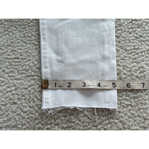 J. Crew Women's 10" High Rise  Skinny Signature Stretch Jeans White Size 26Tall - Picture 14 of 15